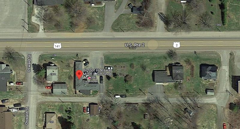 Bigfoot Hideaway Motel & Gift Shop - Current Aerial Map